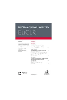 Abbildung von EuCLR • European Criminal Law Review | 8. Auflage | 2024 | beck-shop.de