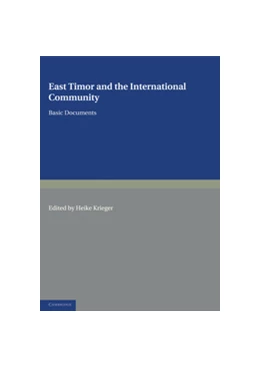 Abbildung von Krieger | East Timor and the International Community | 1. Auflage | 2011 | 10 | beck-shop.de