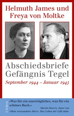 Cover: Moltke, Helmuth James von / Moltke, Freya von, Abschiedsbriefe Gefängnis Tegel