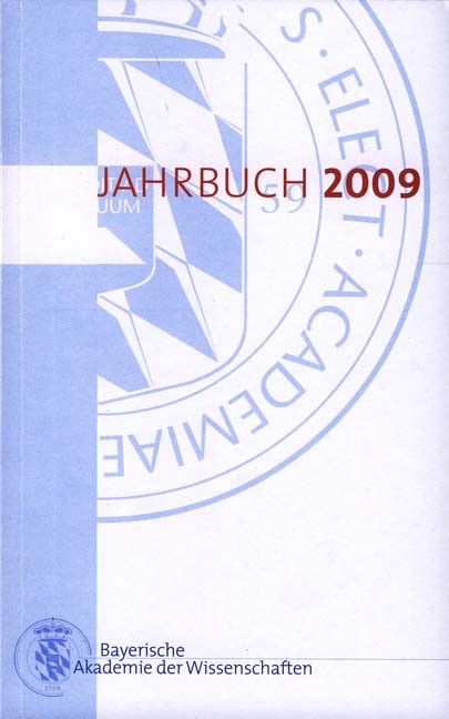 Cover: Bayerische Akademie der Wissenschaften, Jahrbuch 2009