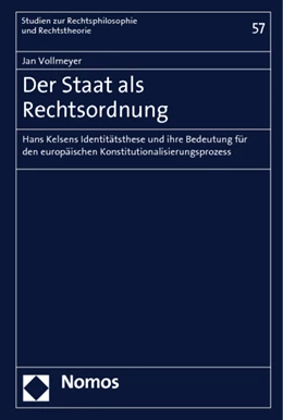 Abbildung von Vollmeyer | Der Staat als Rechtsordnung | 1. Auflage | 2011 | 57 | beck-shop.de