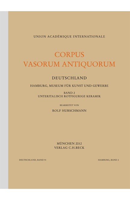 Cover: Rolf Hurschmann, Corpus Vasorum Antiquorum Deutschland Bd. 91:  Hamburg Band 2