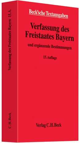 Abbildung von Verfassung des Freistaates Bayern | 15. Auflage | 2011 | beck-shop.de