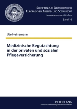 Abbildung von Heinemann | Medizinische Begutachtung in der privaten und sozialen Pflegeversicherung | 1. Auflage | 2009 | 16 | beck-shop.de