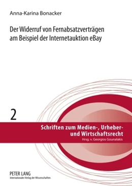 Abbildung von Bonacker | Der Widerruf von Fernabsatzverträgen am Beispiel der Internetauktion eBay | 1. Auflage | 2009 | 2 | beck-shop.de