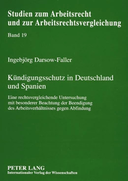 Abbildung von Darsow-Faller | Kündigungsschutz in Deutschland und Spanien | 1. Auflage | 2008 | 19 | beck-shop.de