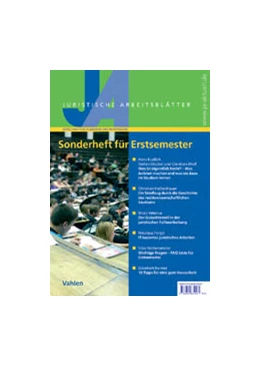 Abbildung von JA Sonderheft für Erstsemester | 1. Auflage | 2011 | beck-shop.de