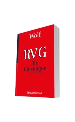 Abbildung von Wolf | RVG für Einsteiger | 4. Auflage | 2012 | beck-shop.de