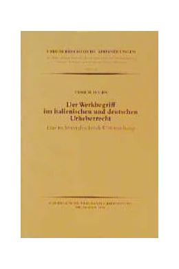 Abbildung von Fuchs | Der Werkbegriff im italienischen und deutschen Urheberrecht | 1. Auflage | 1996 | Heft 28 | beck-shop.de
