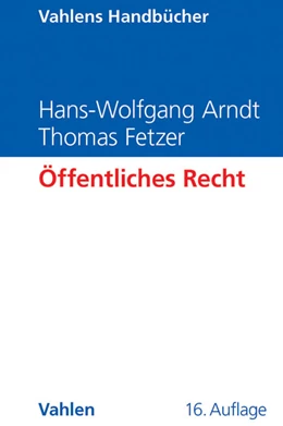 Abbildung von Arndt / Fetzer | Öffentliches Recht | 16. Auflage | 2013 | beck-shop.de