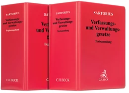 Abbildung von Sartorius | Verfassungs- und Verwaltungsgesetze: Textsammlung mit Ergänzungsband • Set | 1. Auflage | | beck-shop.de