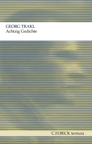 Cover: Georg Trakl, Achtzig Gedichte