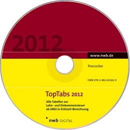 Abbildung von Poxrucker / Poxrucker | Top Tabs 2012 | 1. Auflage | 2012 | beck-shop.de