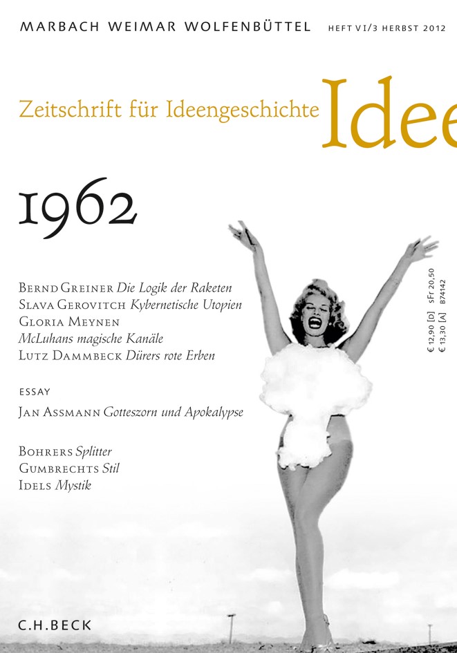 Cover:, Zeitschrift für Ideengeschichte Heft VI/3 Herbst 2012