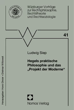 Abbildung von Siep | Hegels praktische Philosophie und das ''Projekt der Moderne'' | 1. Auflage | 2011 | 41 | beck-shop.de