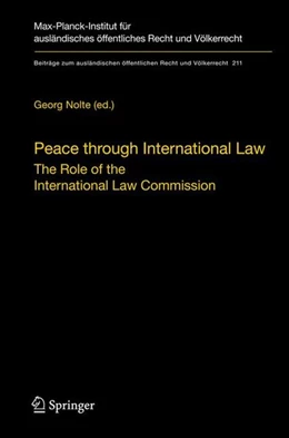Abbildung von Nolte | Peace through International Law | 1. Auflage | 2009 | beck-shop.de