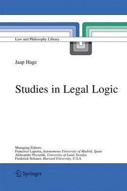 Abbildung von Hage | Studies in Legal Logic | 1. Auflage | 2006 | beck-shop.de