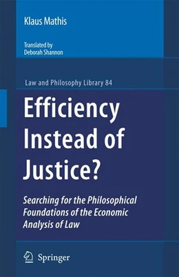 Abbildung von Mathis | Efficiency Instead of Justice? | 1. Auflage | 2009 | beck-shop.de