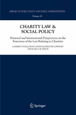 Abbildung von O'Halloran / McGregor-Lowndes | Charity Law & Social Policy | 1. Auflage | 2008 | beck-shop.de