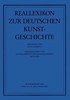 Cover:, Reallexikon Dt. Kunstgeschichte  90. Lieferung: Fiale - Fides I