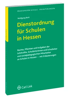Abbildung von Bott | Dienstordnung für Schulen in Hessen | 1. Auflage | 2012 | beck-shop.de
