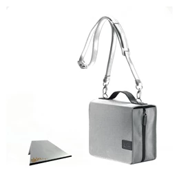 Abbildung von SKIN Tasche BASIC Gr. L (Nylon-Leder) silber-grau | 1. Auflage | | beck-shop.de