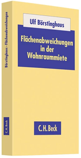Abbildung von Börstinghaus | Flächenabweichungen in der Wohnraummiete | 1. Auflage | 2012 | beck-shop.de