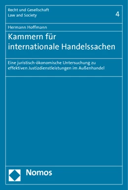 Abbildung von Hoffmann | Kammern für internationale Handelssachen | 1. Auflage | 2011 | 4 | beck-shop.de