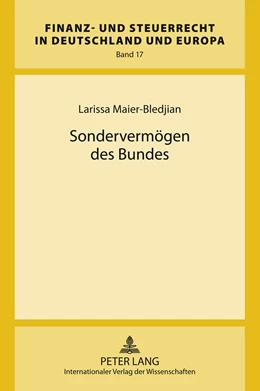 Abbildung von Maier-Bledjian | Sondervermögen des Bundes | 1. Auflage | 2011 | 17 | beck-shop.de