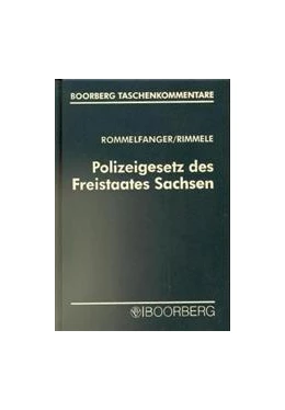 Abbildung von Rommelfanger / Rimmele | Polizeigesetz des Freistaates Sachsen | 1. Auflage | 2014 | beck-shop.de