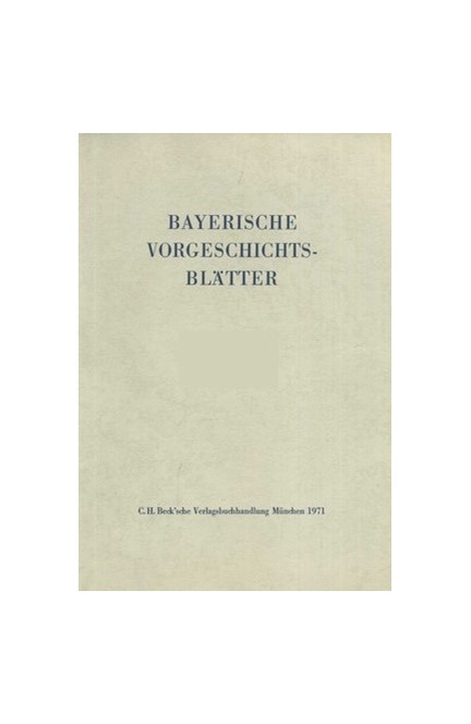 Cover: , Bayerische Vorgeschichtsblätter 2002