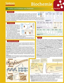 Abbildung von Lerntafel: Biochemie im Überblick | 2. Auflage | 2011 | beck-shop.de