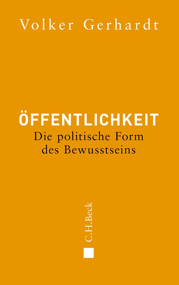 Cover: Gerhardt, Volker, Öffentlichkeit