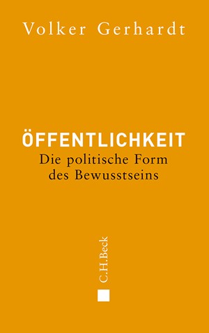 Cover: Volker Gerhardt, Öffentlichkeit