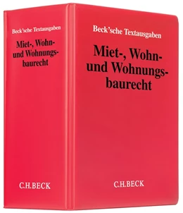 Abbildung von Miet-, Wohn- und Wohnungsbaurecht | 84. Auflage | 2024 | beck-shop.de