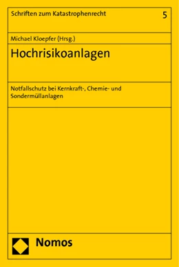Abbildung von Kloepfer | Hochrisikoanlagen | 1. Auflage | 2012 | 5 | beck-shop.de