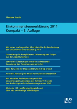 Abbildung von Arndt | Einkommensteuererklärung 2011 Kompakt | 3. Auflage | 2011 | beck-shop.de