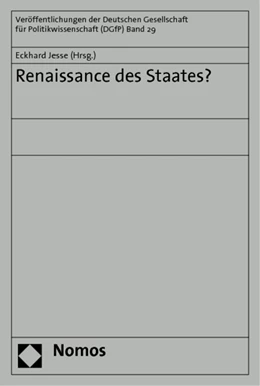 Abbildung von Jesse | Renaissance des Staates? | 1. Auflage | 2011 | 29 | beck-shop.de