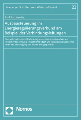 Abbildung von Barchewitz | Ausbausteuerung im Energieregulierungsverbund am Beispiel der Verbindungsleitungen | 1. Auflage | 2012 | 22 | beck-shop.de