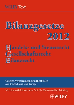 Abbildung von Wiley-VCH | Bilanzgesetze 2012 | 2. Auflage | 2012 | beck-shop.de