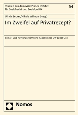 Abbildung von Becker / Wilman | Im Zweifel auf Privatrezept? | 1. Auflage | 2012 | 54 | beck-shop.de
