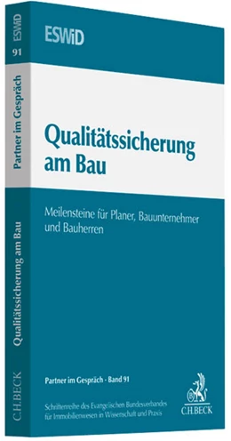 Abbildung von Qualitätssicherung am Bau | 1. Auflage | 2012 | Band 91 | beck-shop.de