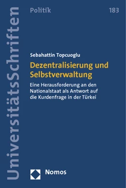 Abbildung von Topcuoglu | Dezentralisierung und Selbstverwaltung | 1. Auflage | 2012 | 183 | beck-shop.de